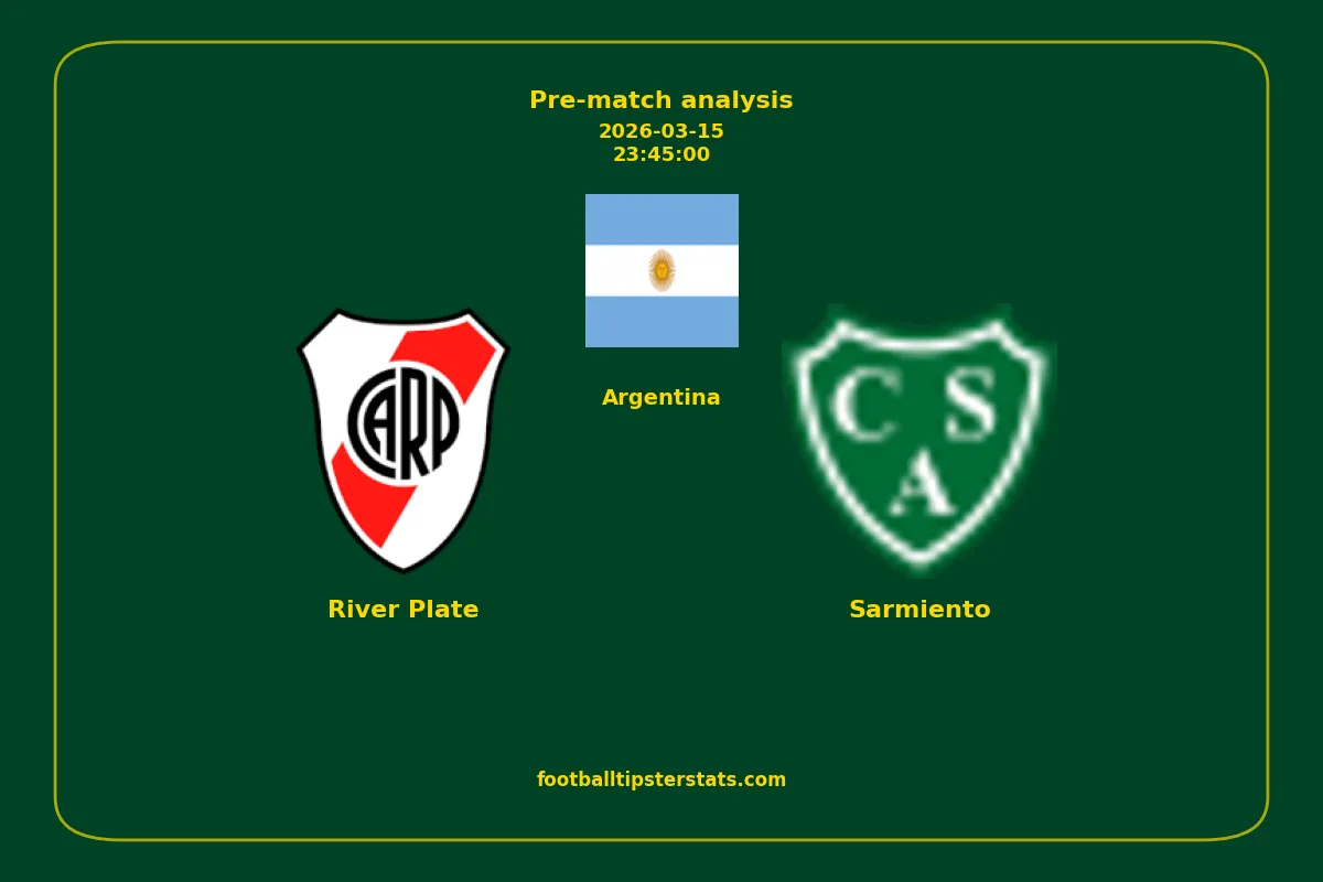 Pre-match analysis: River Plate vs Sarmiento on 2026-03-15